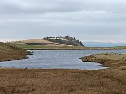 Neilston Pad with the Harelaw Dam in the foreground