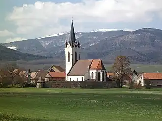 The church in Hartmannswiller
