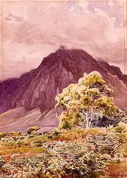 Kauai, watercolor painting on paper by Henry Otto Wix