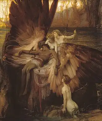 The Lament for Icarus by H. J. Draper (1898)