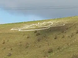 The Lamb Down Badge, near Codford, Wiltshire[42]