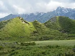 Hill formations in Horë-Vranisht.