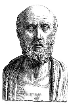 Image 30The physician Hippocrates, known as the "Father of Modern Medicine" (from Science in classical antiquity)