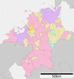 Location of Hisayama