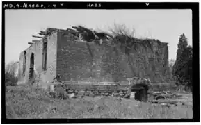 Pre-restoration ruins