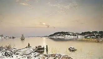 October Evening After the First Snowfall, 1883