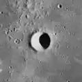 Lunar Orbiter 4 image of Hortensius A
