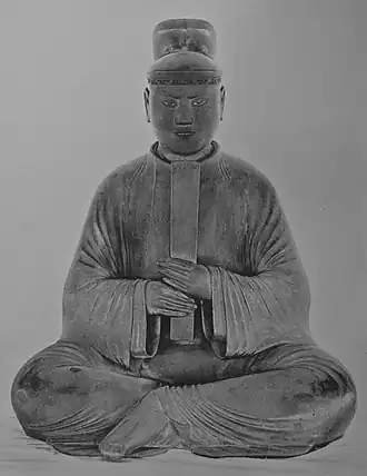 Sculpture of Shōtoku from Hōryū-ji temple
