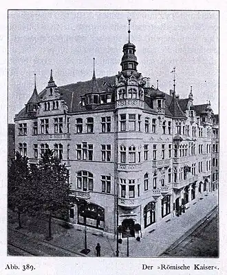 Hotel Römischer Kaiser in Düsseldorf (1903) by Josef Kleesattel
