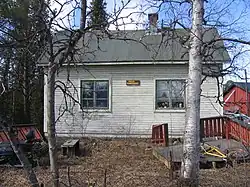 House in Kauppinen in spring