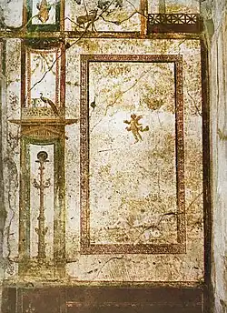Triclinium South Wall detail