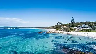 A resort on the coast of Jervis Bay
