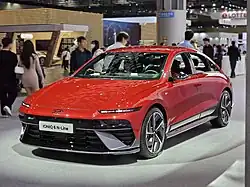 Facelift Ioniq 6 N Line (front)