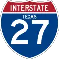 Interstate 27 marker