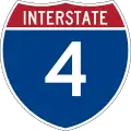Interstate 4 marker