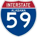 Interstate 59 marker