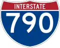 Interstate 790 marker