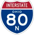 Interstate 80N marker