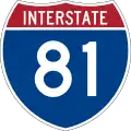 Interstate 81 marker