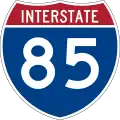 Interstate 85 marker