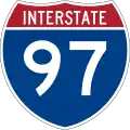 Interstate 97 marker