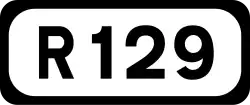 R129 road shield}}