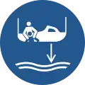 M041 — Lower rescue boat to the water in launch sequence