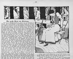 Illustration by Frank C. Papé in Radlerin und Radler magazine. (1902)