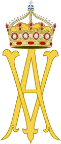 Imperial Monogram of Empress Augusta Victoria