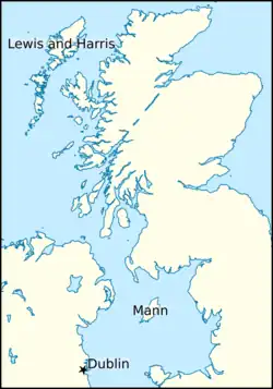 Map of Britain and Ireland
