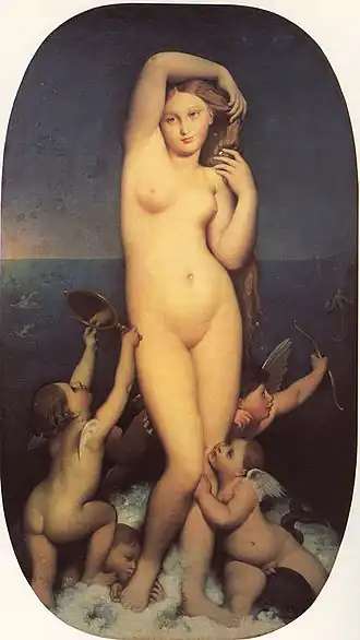 Jean-Auguste-Dominique Ingres, between 1808 and 1848, Venus Anadyomène, Musée Condé