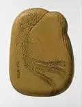 Inkstone with phoenix design (back), Metropolitan Museum of Art
