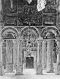 Interior of the church in 1906
