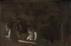 G-112. Sketch of the interior of William Rush's shop (1876–77), Philadelphia Museum of Art