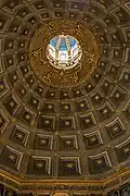 The interior of the dome in Siena Cathedral