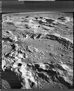 Oblique view of Murchison crater