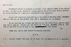 A live version of "Drive" recorded at this November&nbsp;19, 1992 show appears on Alternative NRG.