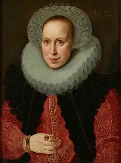 Isabeau (Isabella) Amsinck, née de Hertoghe (1583–1636), a member of[citation needed] the Seven noble houses of Brussels patrician group
