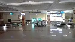 Baggage claim area