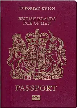 Isle of Man passport prior to 2020