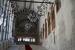 Inside the ramp of the hünkâr kasrı