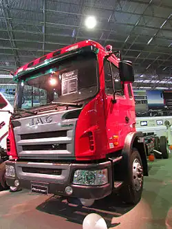 A JAC Runner HFC truck
