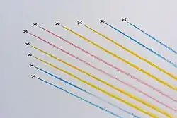 10 JL-8's formation.