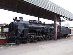 C62 3 preserved at Naebo works, Sapporo, 2019