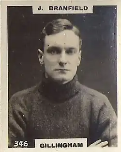 Footballer Jack Branfield