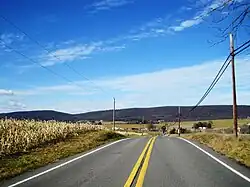 Scenery of Jackson Township along Rutter Road