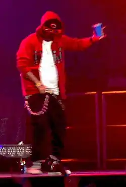 Millz performing in 2009