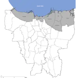 Location of Kali Besar