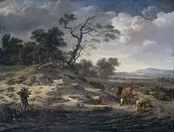 Landscape with a road