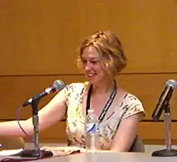 Satterfield on the panel "Poets Who Write Other Genres" at the 2012 WCU Poetry Conference